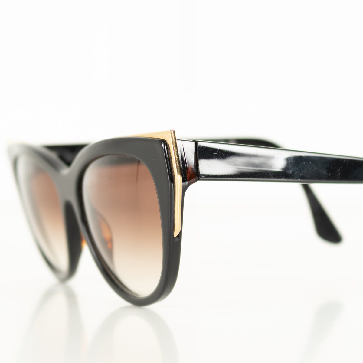 Thierry Lasry Black Cats Eye Sunglasses