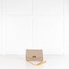 Mulberry Small Darley Classic Grain Solid Grey Bag With Gold Chain