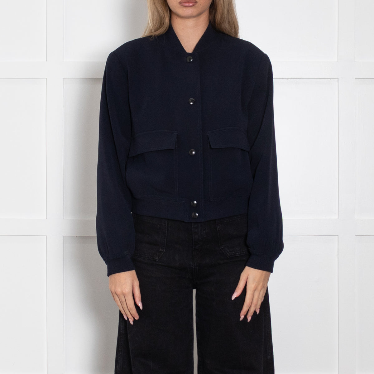 Wyse Navy Bomber Jacket