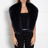Me+Em Navy Blue Faux Fur Stole Scarf
