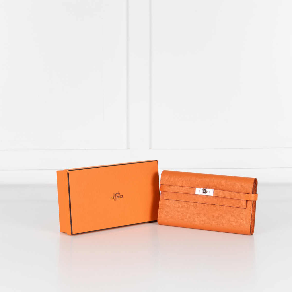 Hermes Orange Kelly To Go Wallet