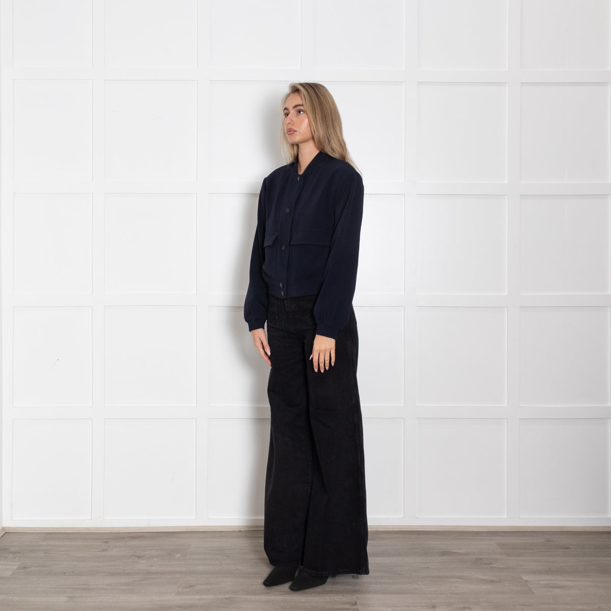 Wyse Navy Bomber Jacket