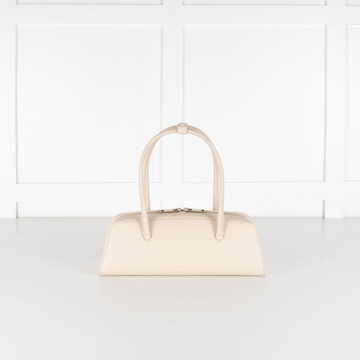 Freja NYC Cream Mercer Top Handle Bag