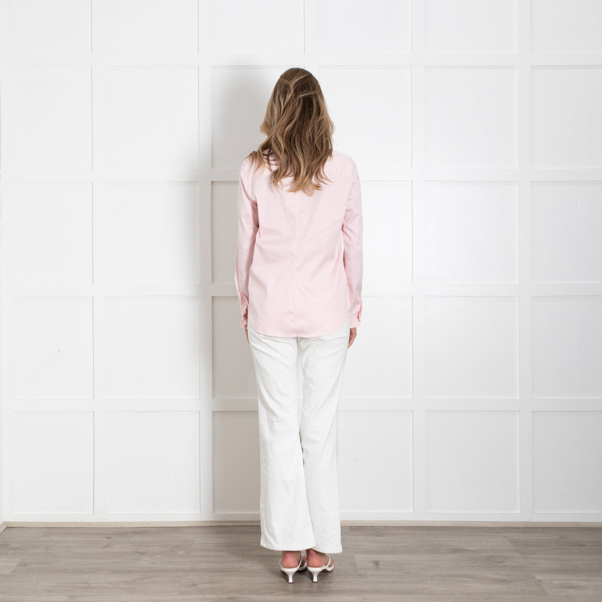 Mos Mosh Dusty Pink Collarless Shirt