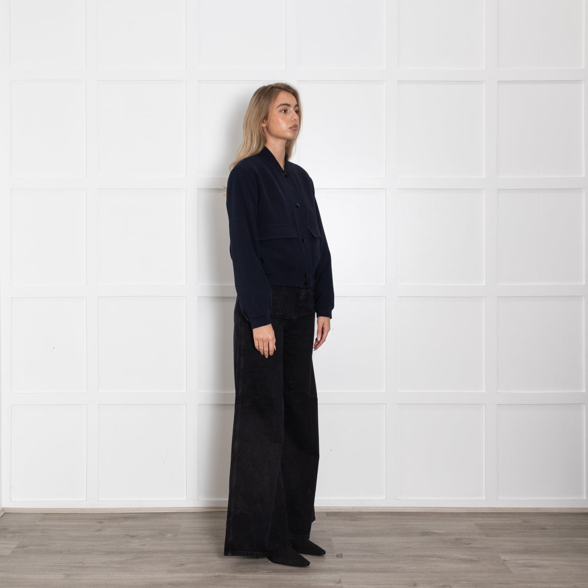 Wyse Navy Bomber Jacket
