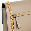 Mulberry Small Darley Classic Grain Solid Grey Bag With Gold Chain