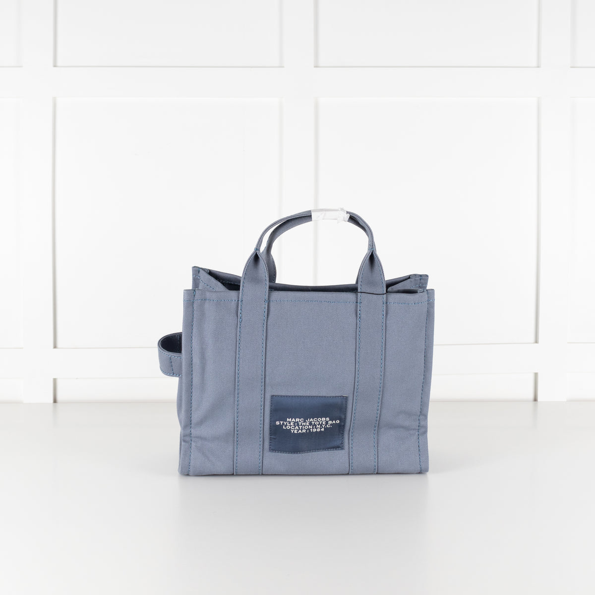 Marc Jacobs Blue Medium Cotton Canvas Tote Bag