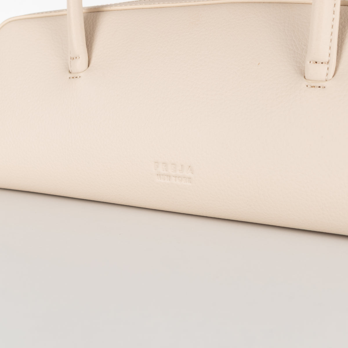 Freja NYC Cream Mercer Top Handle Bag