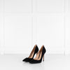 Gianvito Rossi Black Suede High Heel Court Shoes
