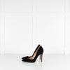 Gianvito Rossi Black Suede High Heel Court Shoes