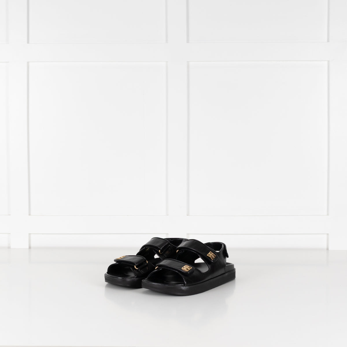 Givenchy Black Chunky Dad Sandals