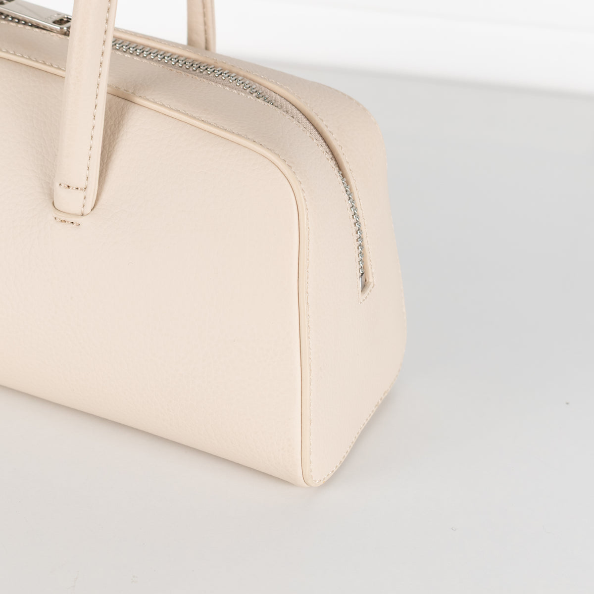 Freja NYC Cream Mercer Top Handle Bag