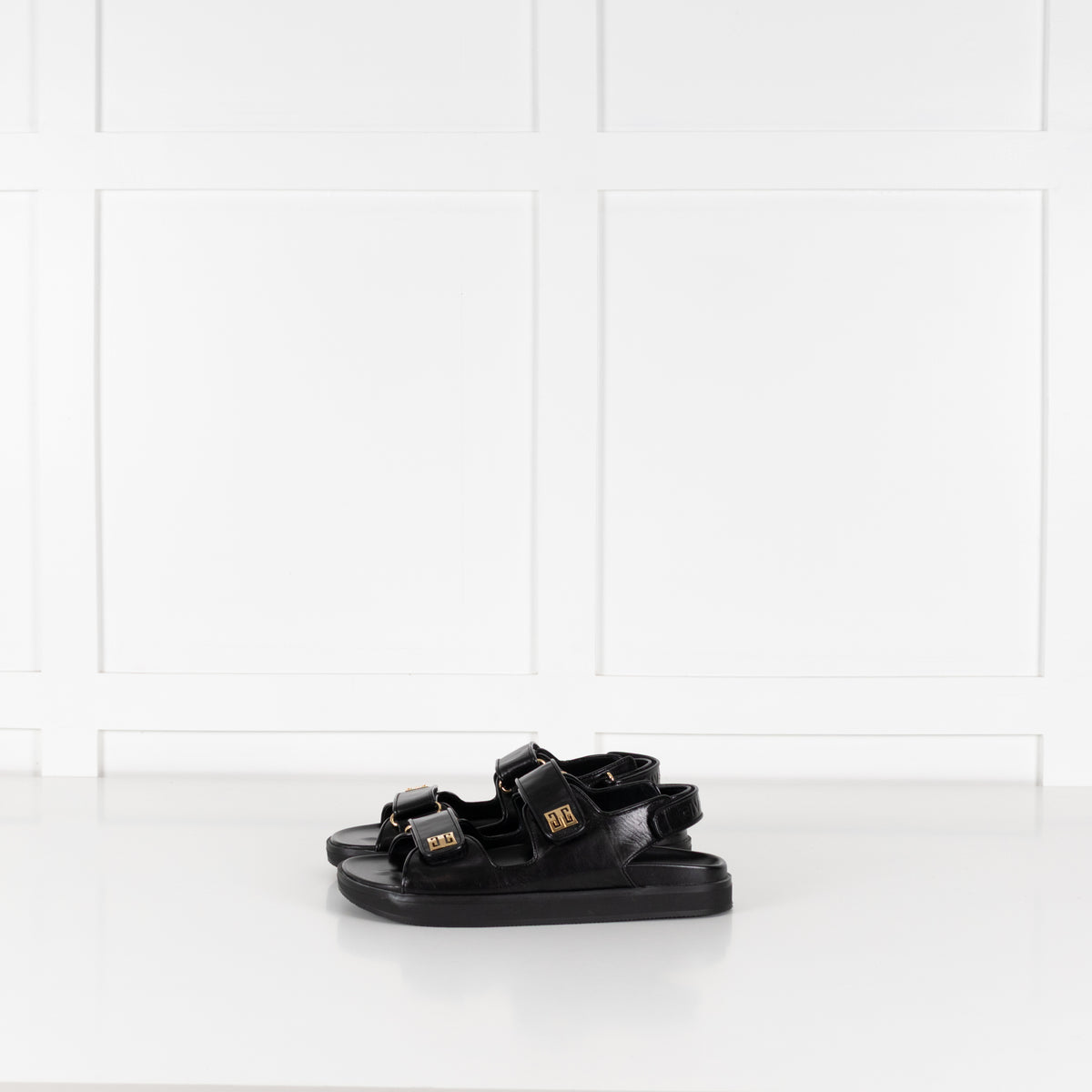Givenchy Black Chunky Dad Sandals