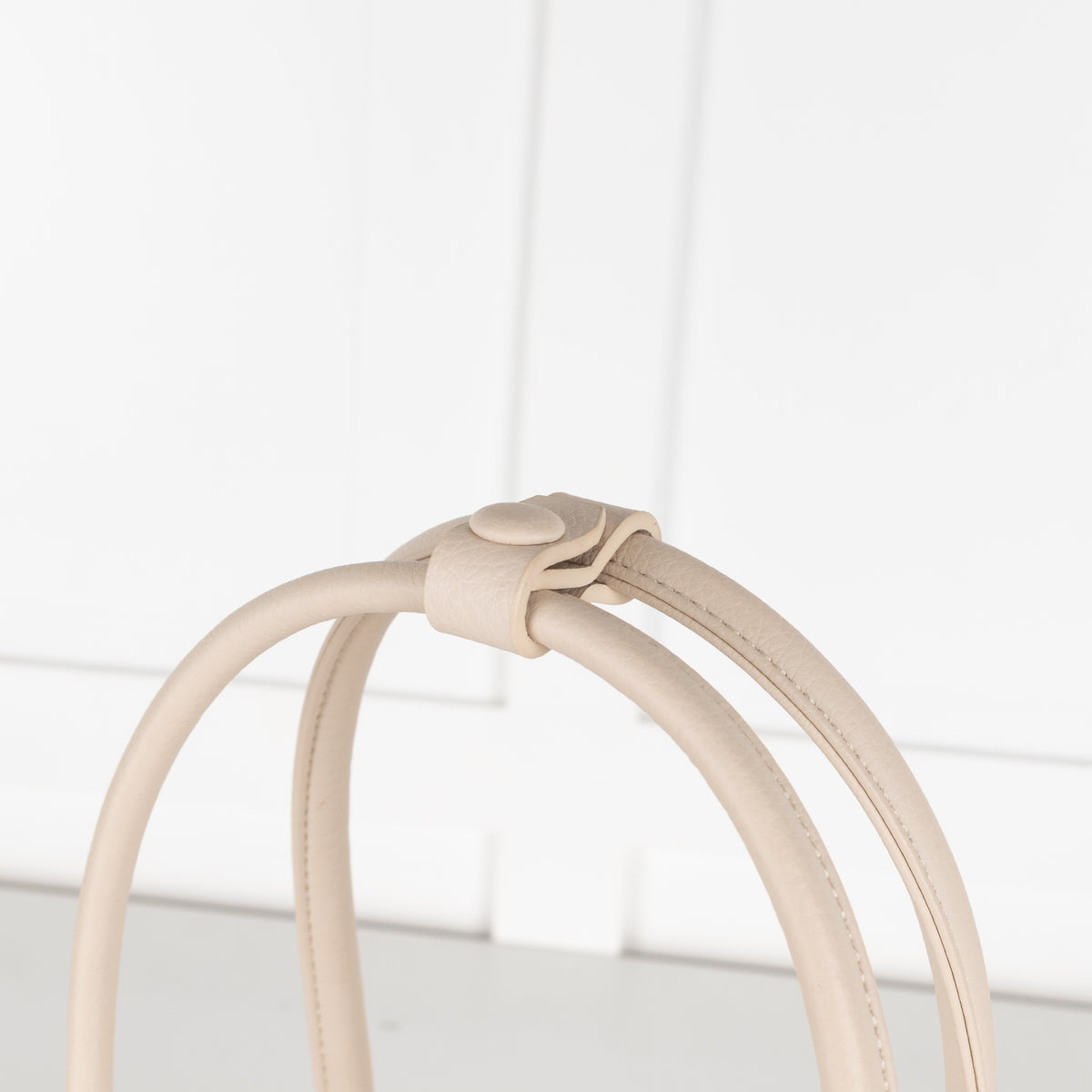 Freja NYC Cream Mercer Top Handle Bag