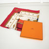 Hermes Vue Du Carrosse De La Galere La Reale  Red Cream Gold Blue