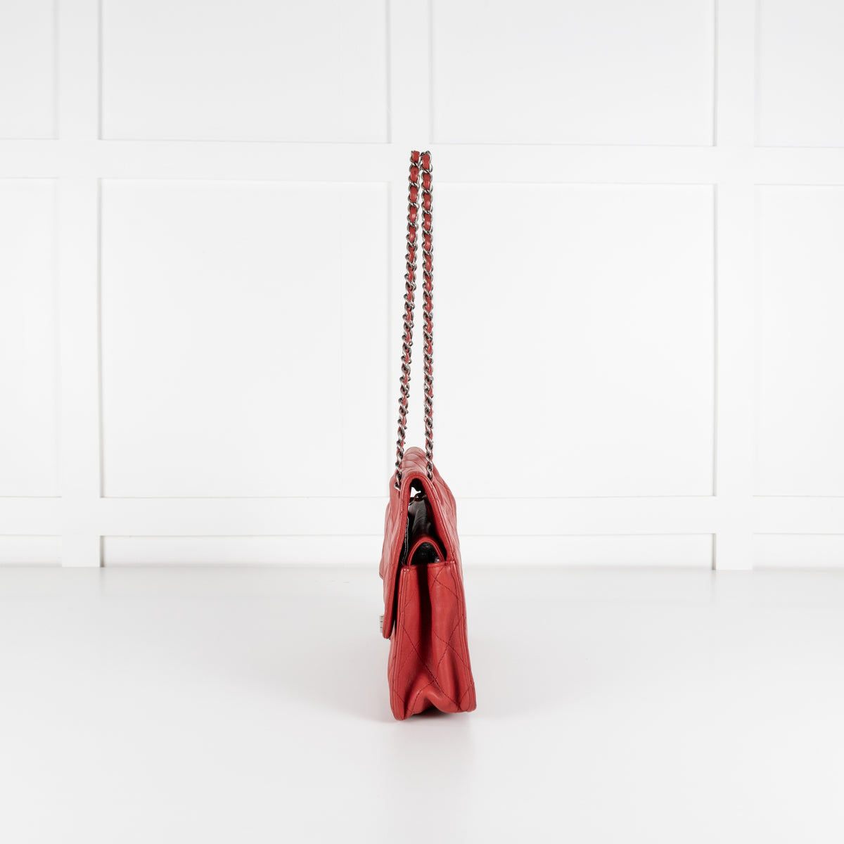 Chanel 2.55 Reissue Vintage Red Aged Calfskin Leather Shoulder Bag