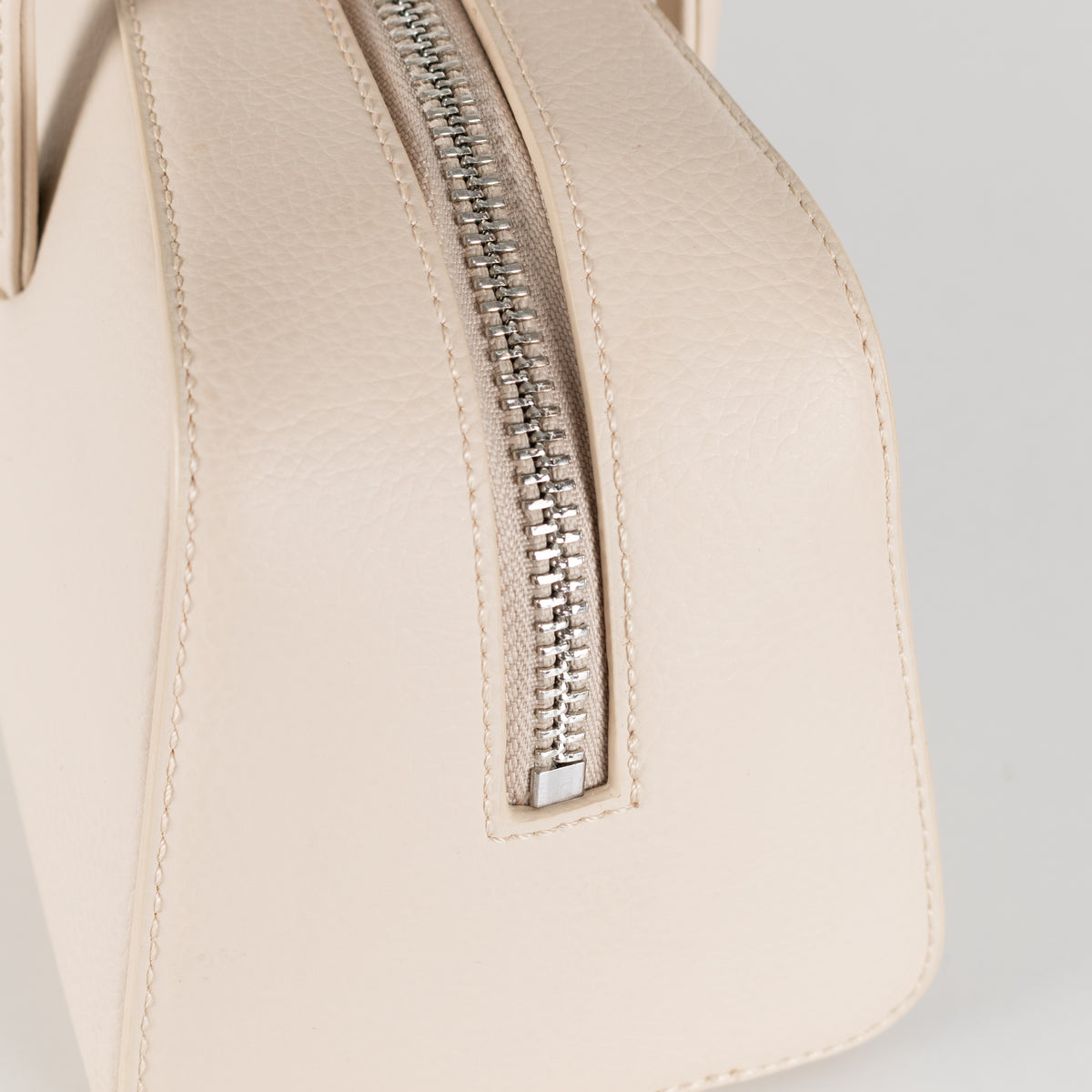 Freja NYC Cream Mercer Top Handle Bag