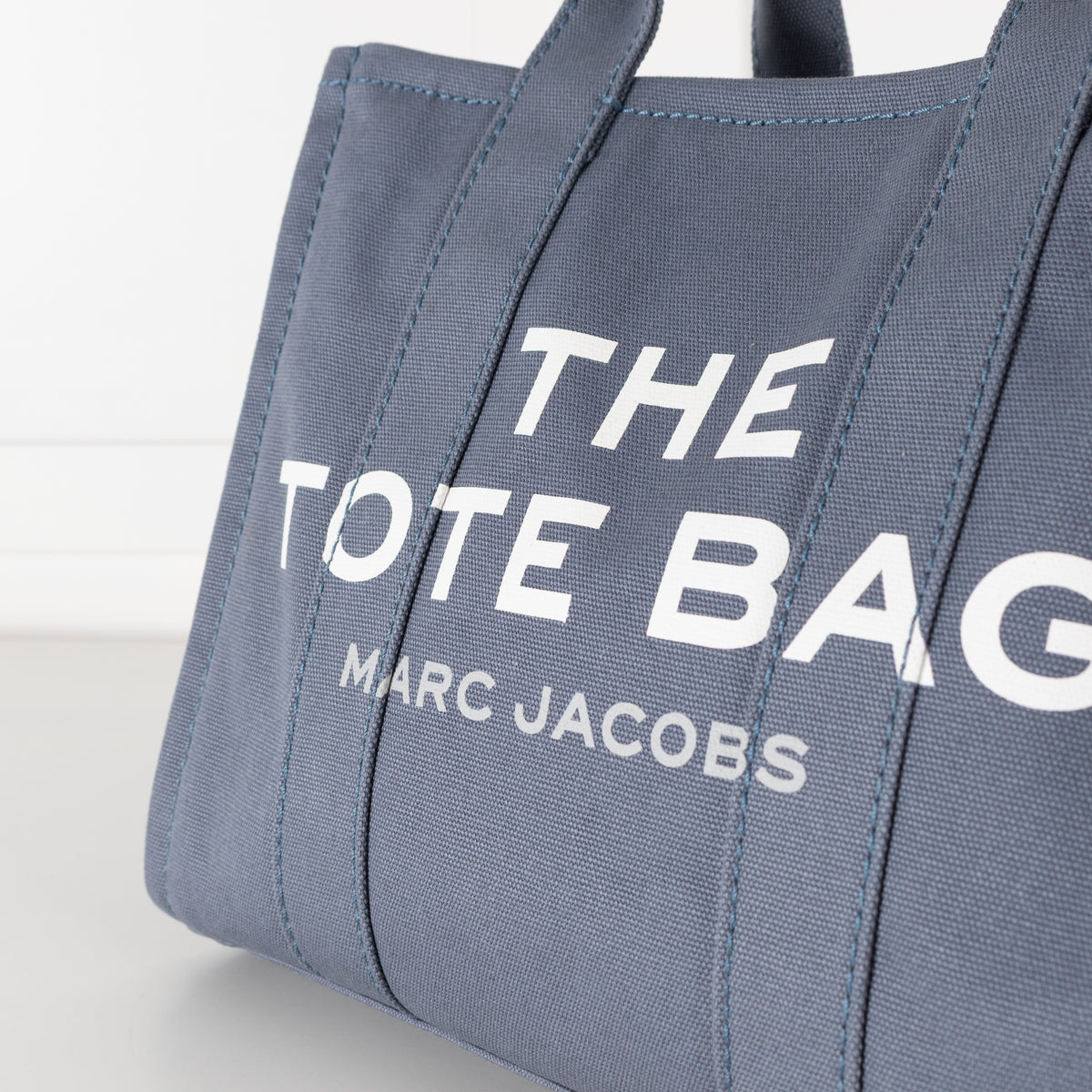 Marc Jacobs Blue Medium Cotton Canvas Tote Bag