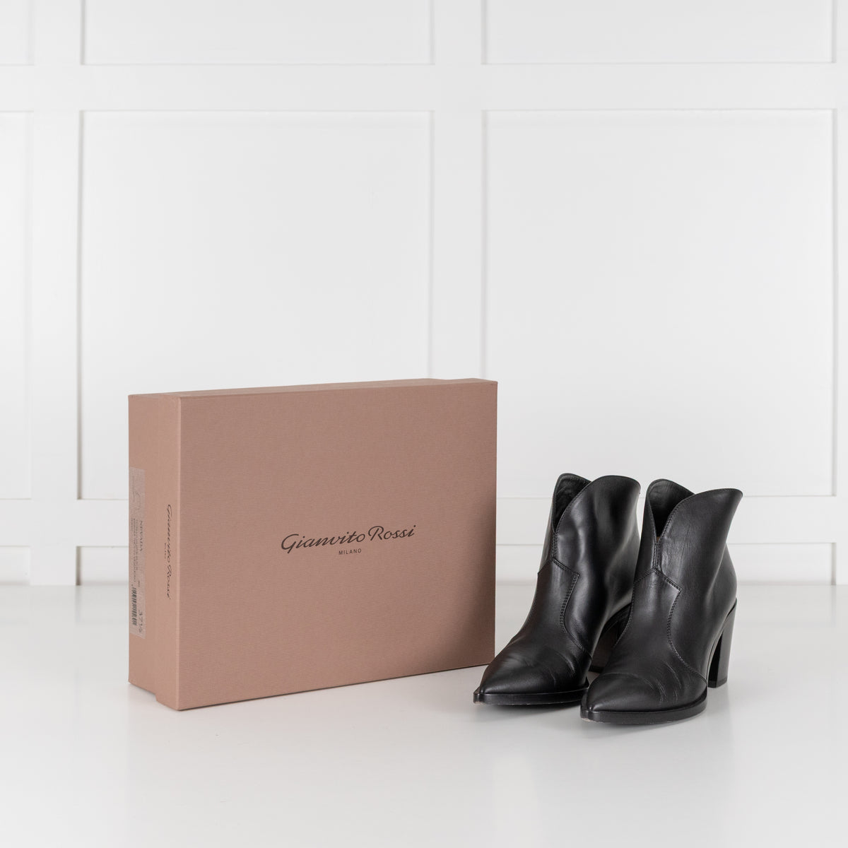 Gianvito Rossi Nevada Black Short Boots