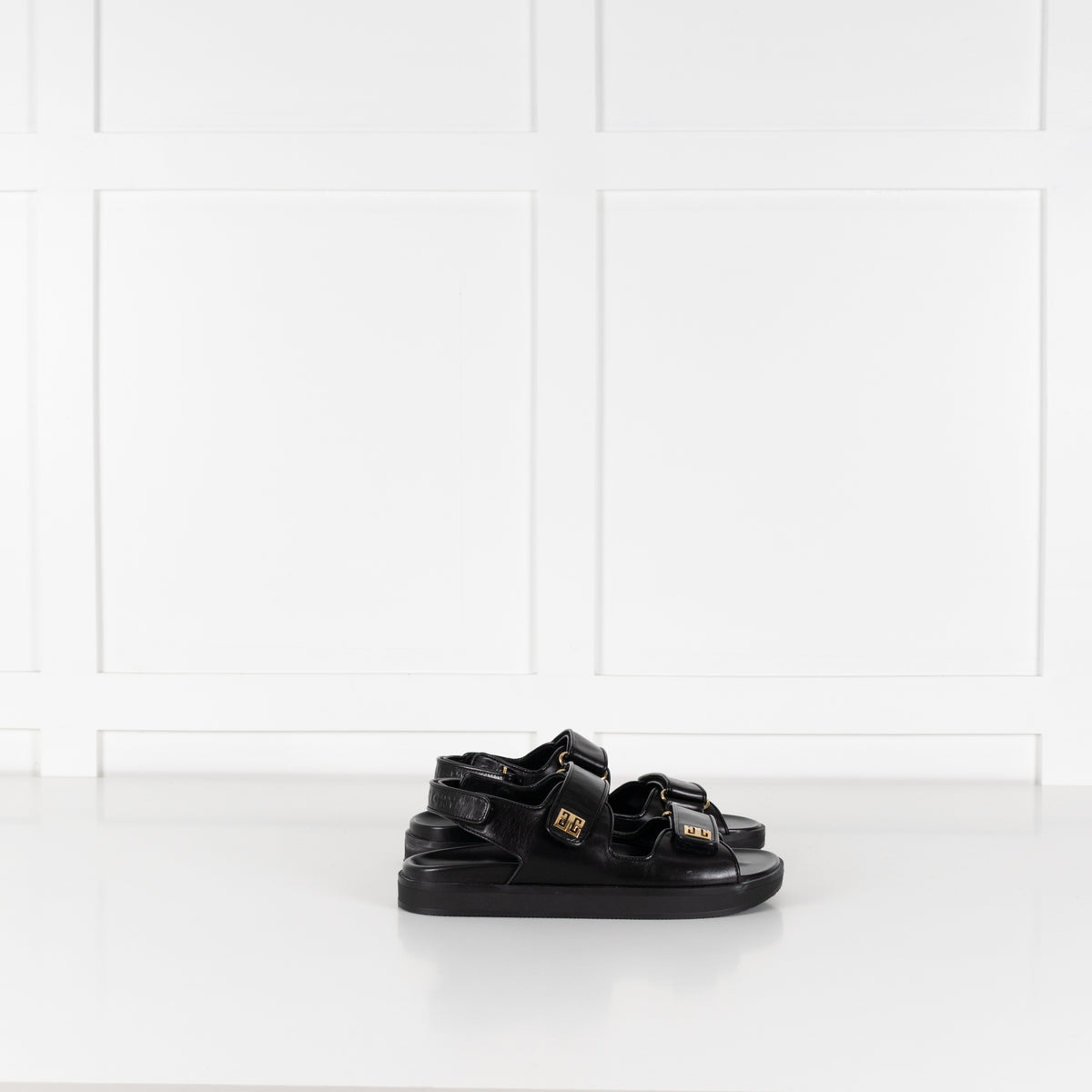 Givenchy Black Chunky Dad Sandals