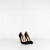 Gianvito Rossi Black Suede High Heel Court Shoes