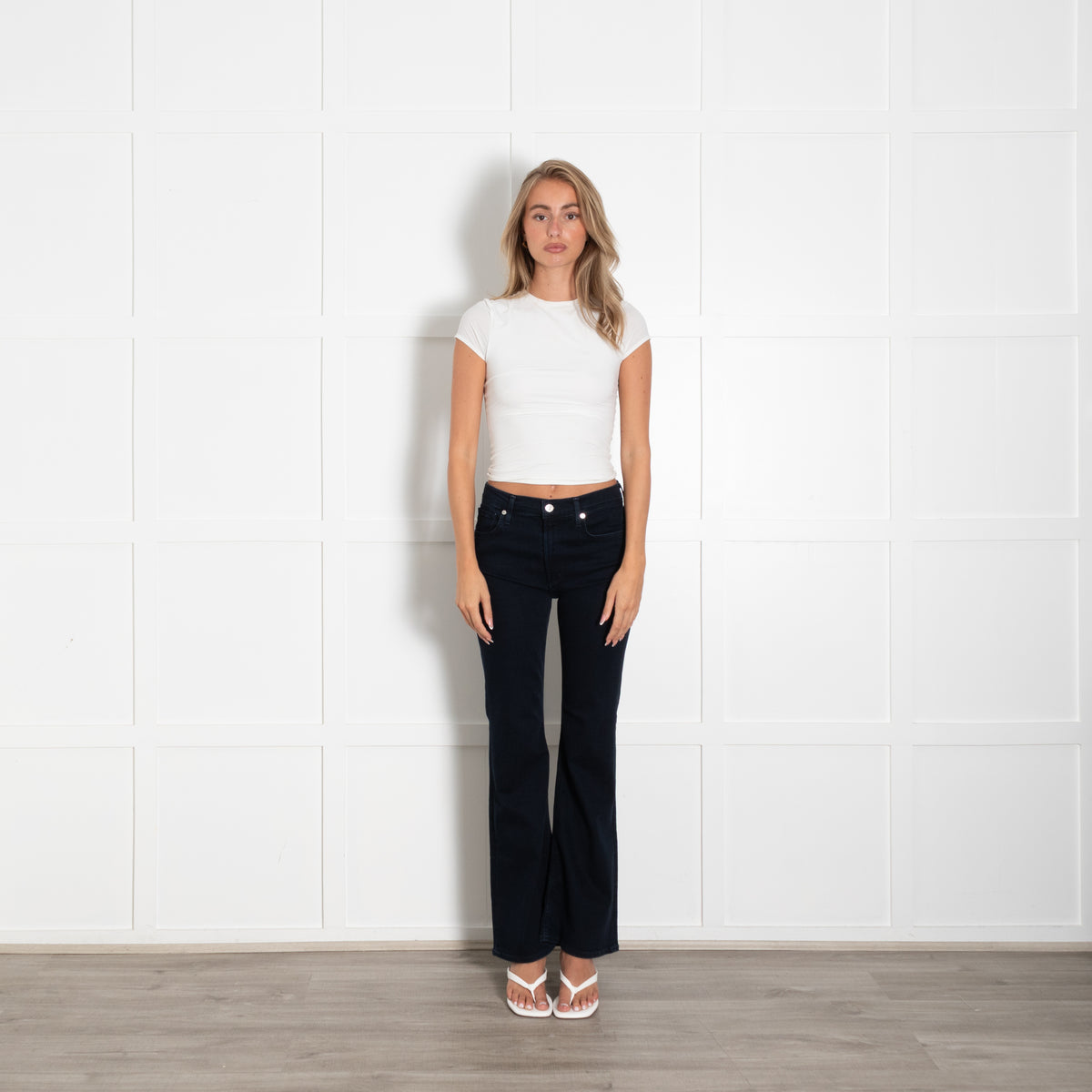 Citizens Of Humanity Blue Stretch Bootcut Jeans