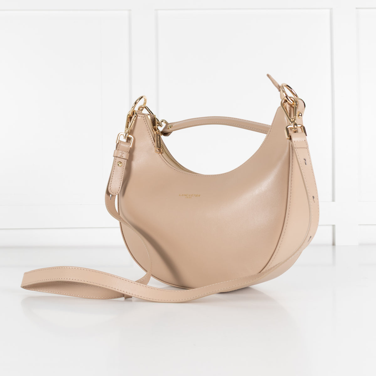 Lancaster Paris Beige Aimy Hobo Bag