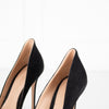 Gianvito Rossi Black Suede High Heel Court Shoes