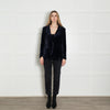 Marccain Purple Velvet Blazer