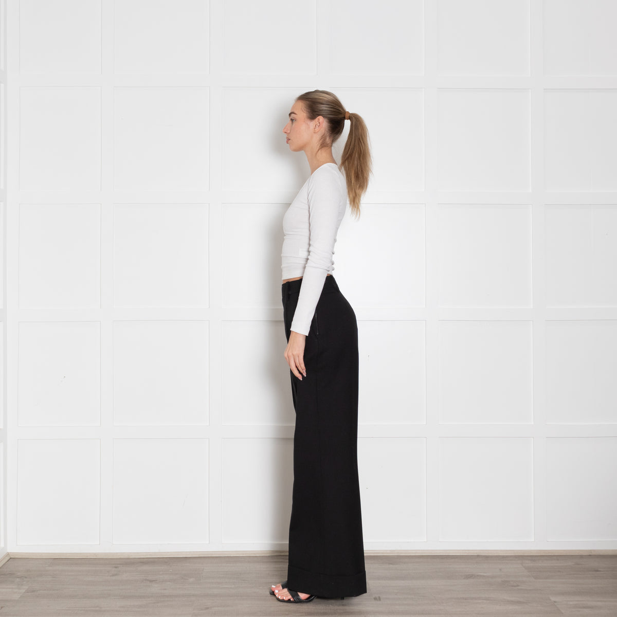 Margaret Howell Black Wool Trousers