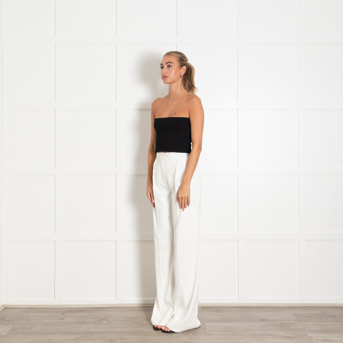 Nadine Merabi Cameron White Trousers