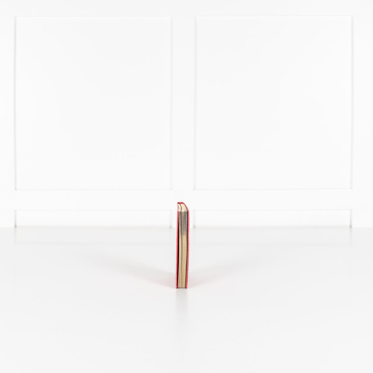 Smythson Raspberry Panama Leather Notebook With Silk Lining