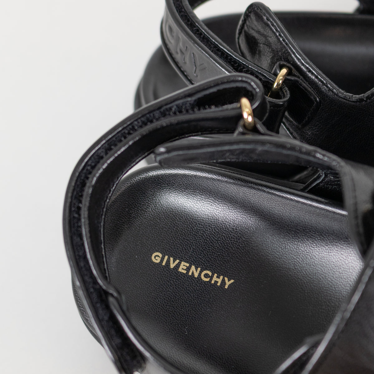 Givenchy Black Chunky Dad Sandals