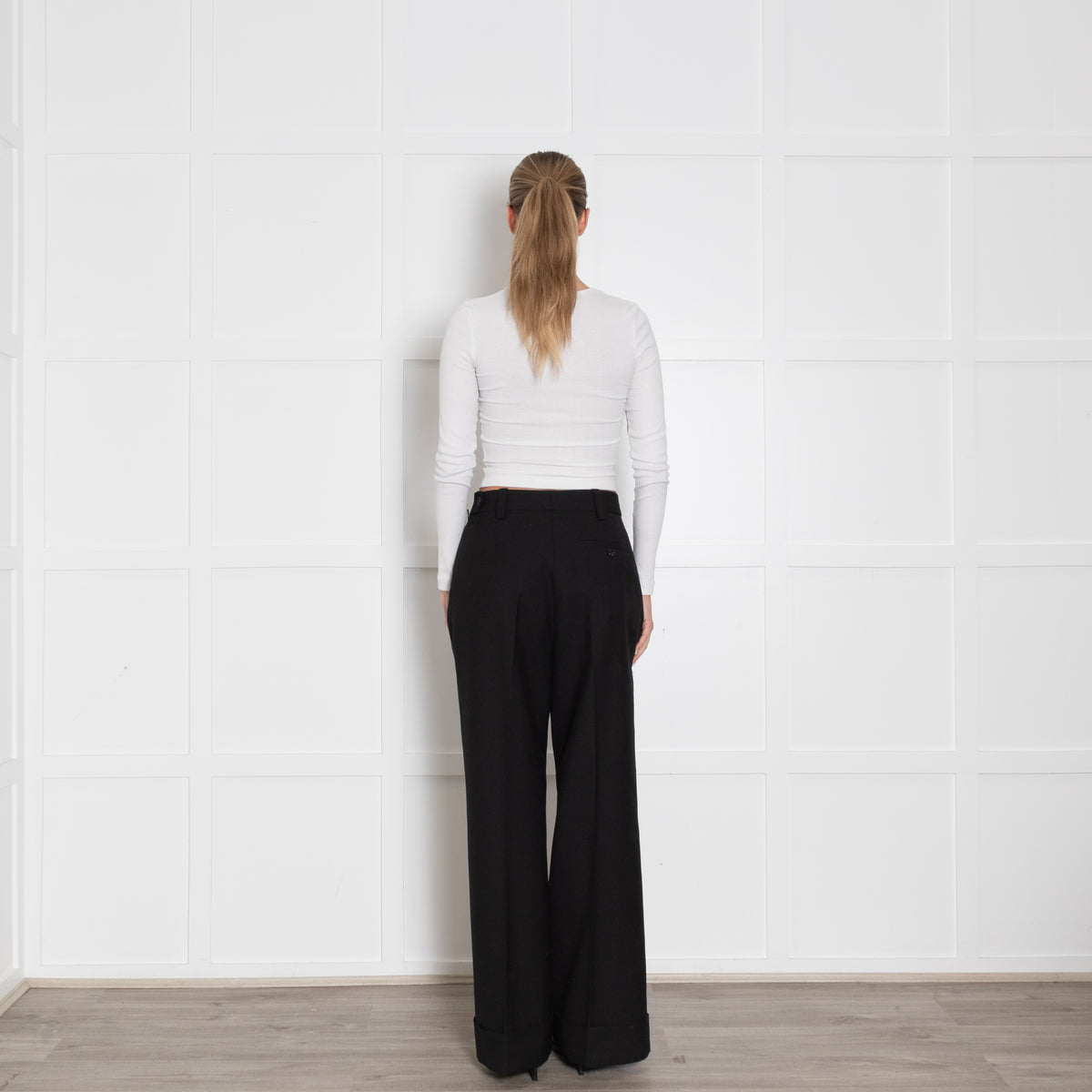 Margaret Howell Black Wool Trousers