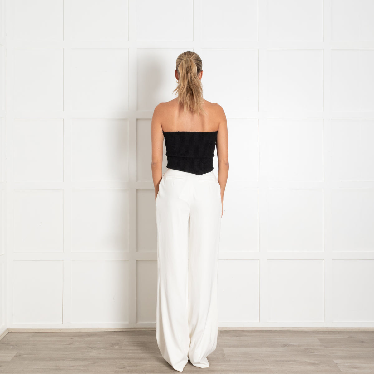 Nadine Merabi Cameron White Trousers