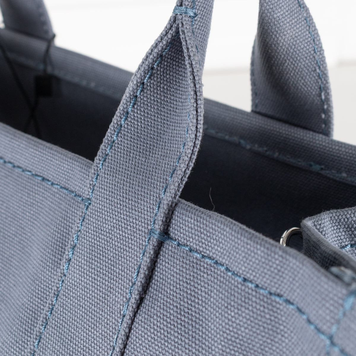 Marc Jacobs Blue Medium Canvas Cotton The Tote Bag