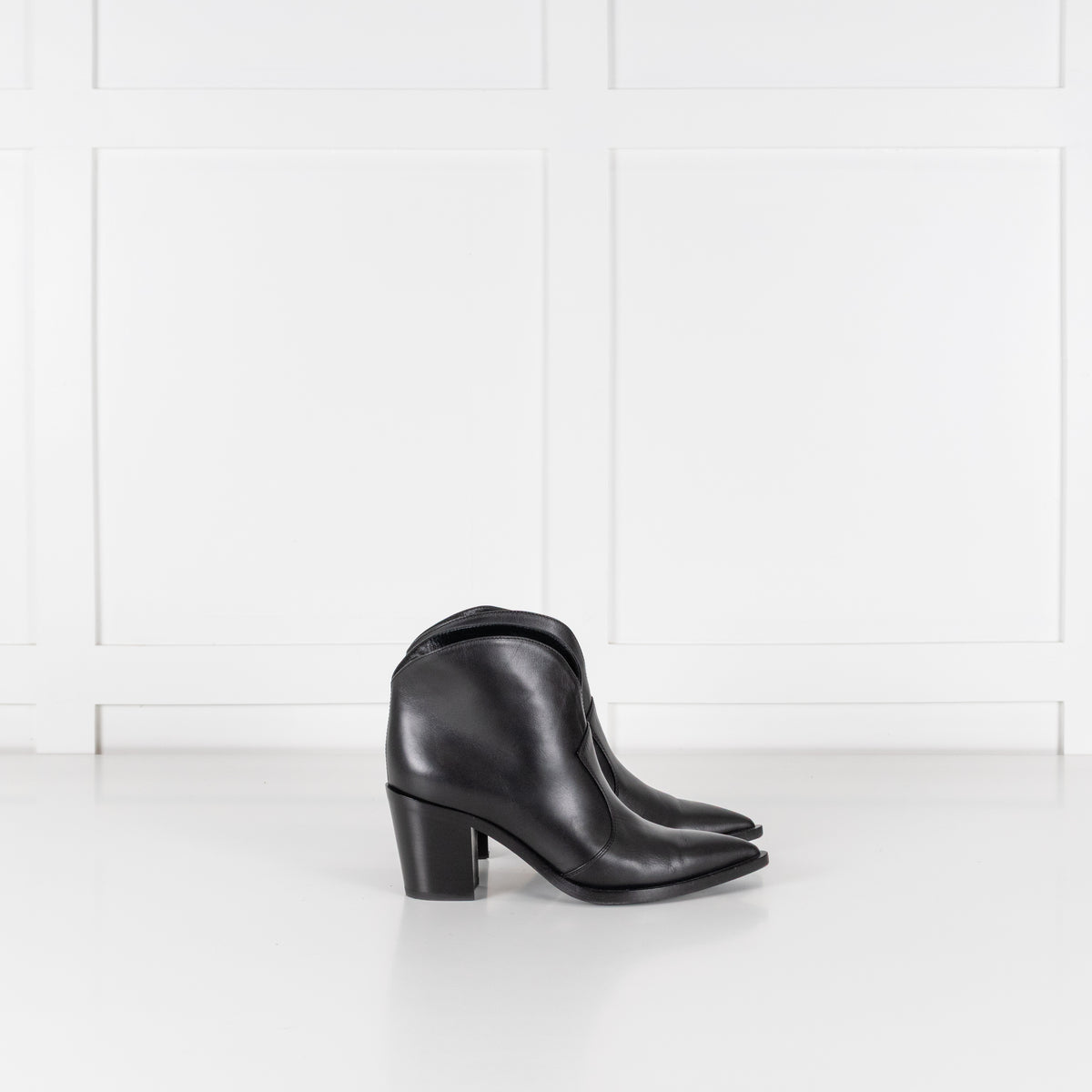 Gianvito Rossi Nevada Black Short Boots