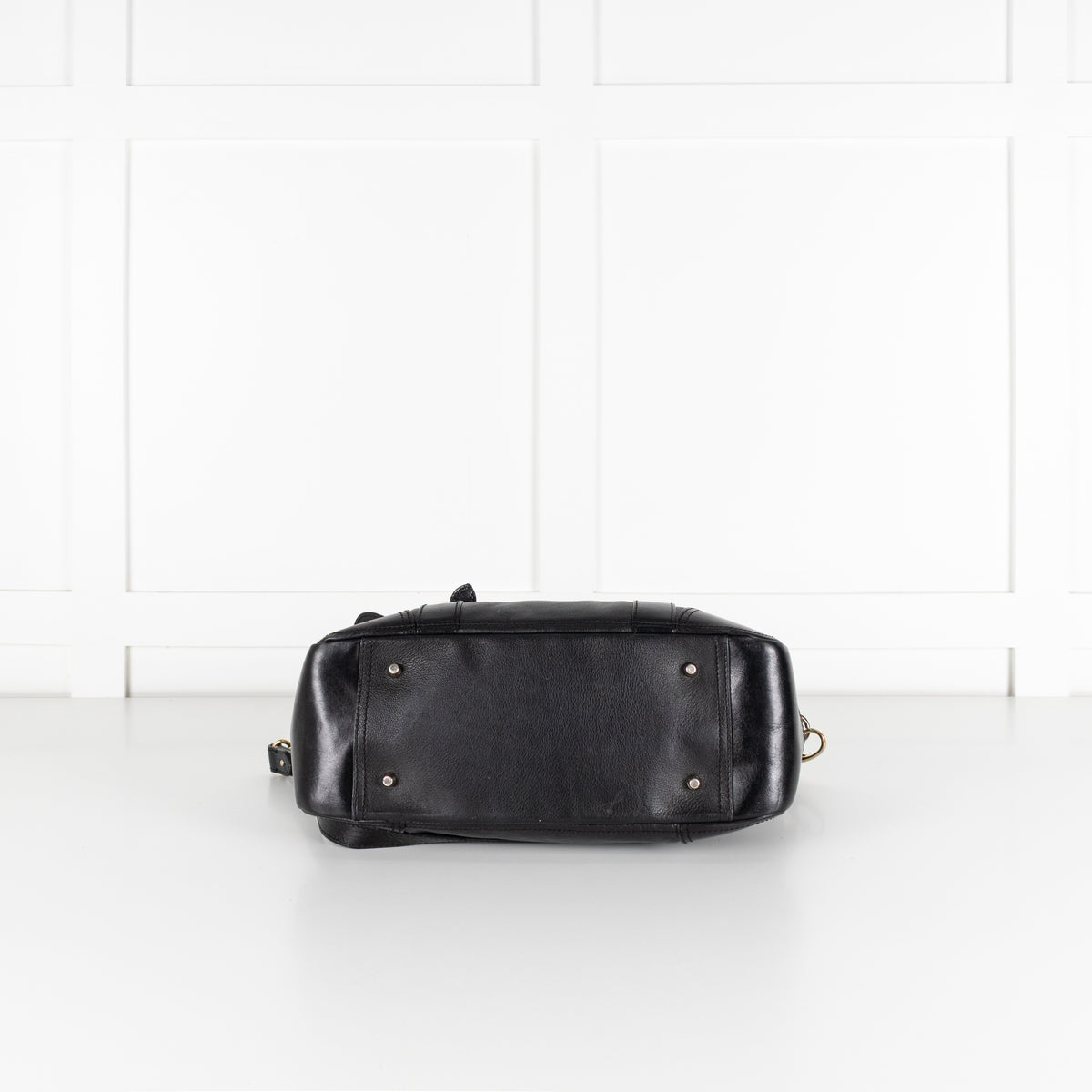 Aspinal of London Black Mollie Satchel Bag