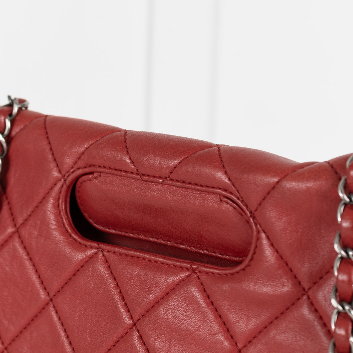 Chanel 2.55 Reissue Vintage Red Aged Calfskin Leather Shoulder Bag