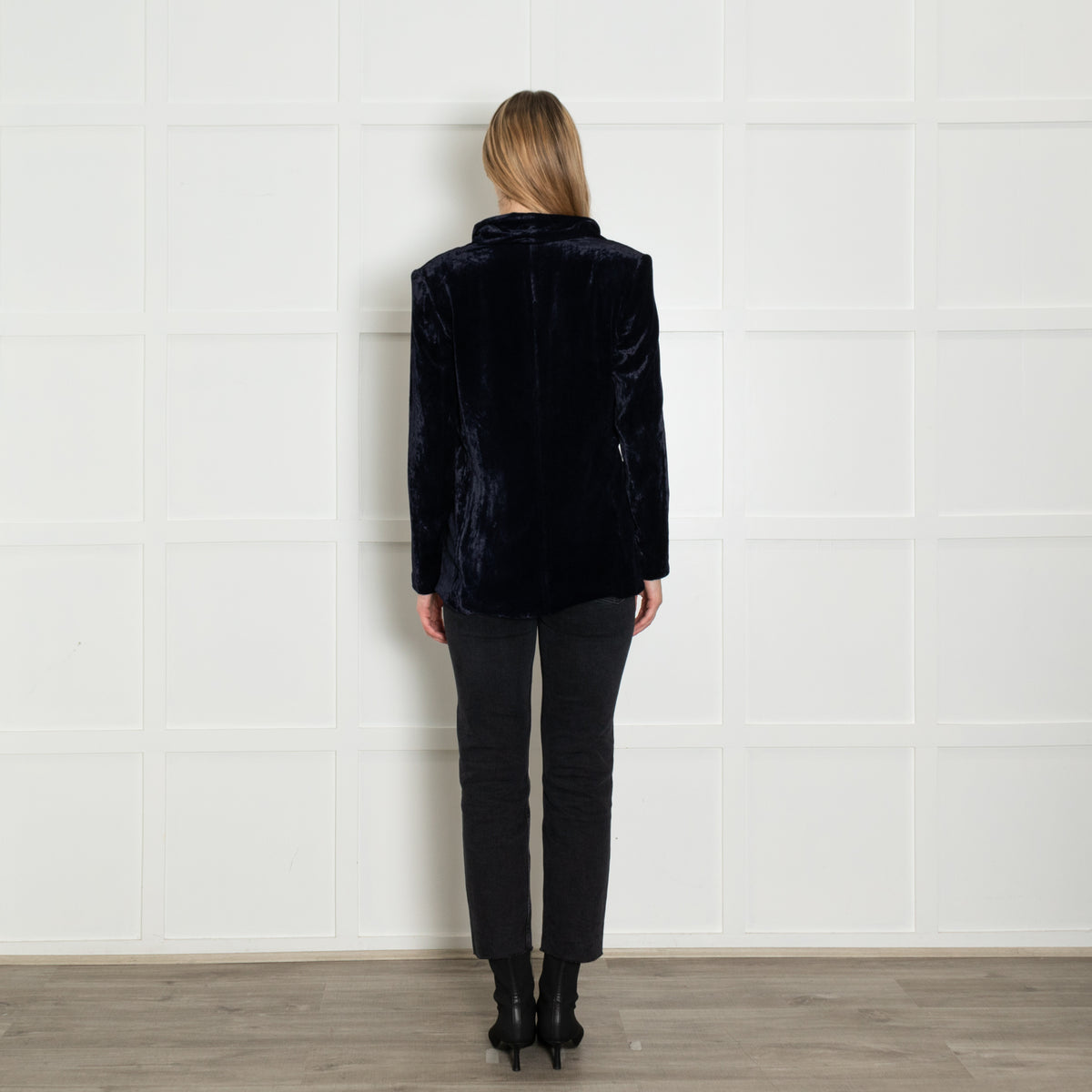 Marccain Purple Velvet Blazer