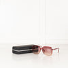 Givenchy Red Frame Oversized Sunglasses