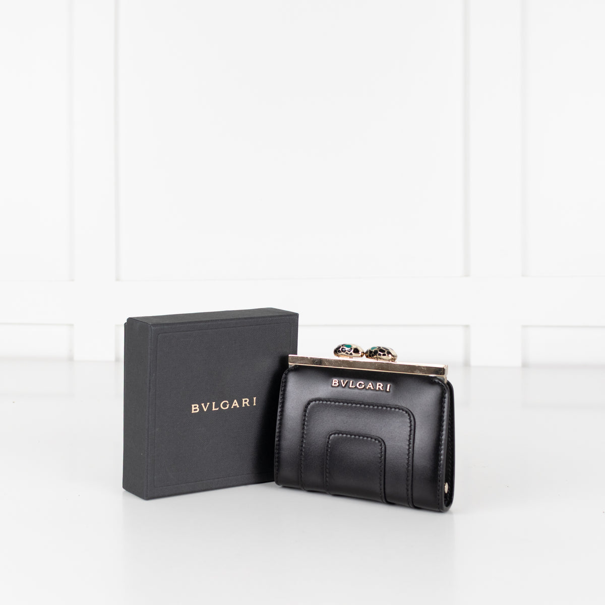 Bvlgari Black Serpenti Small Purse