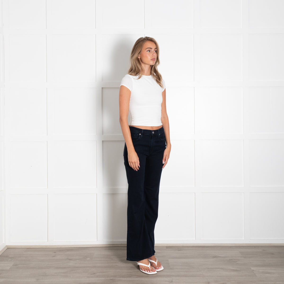 Citizens Of Humanity Blue Stretch Bootcut Jeans
