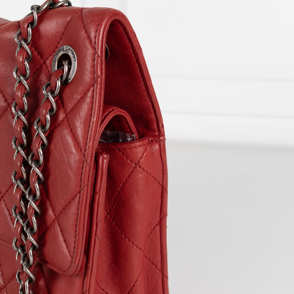 Chanel 2.55 Reissue Vintage Red Aged Calfskin Leather Shoulder Bag