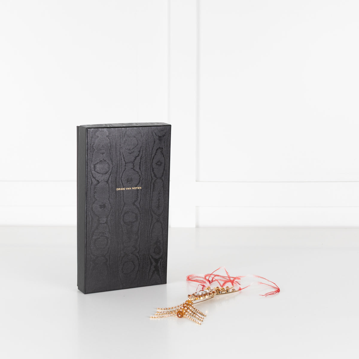 Dries Van Noten Feathered Crystal Brooch