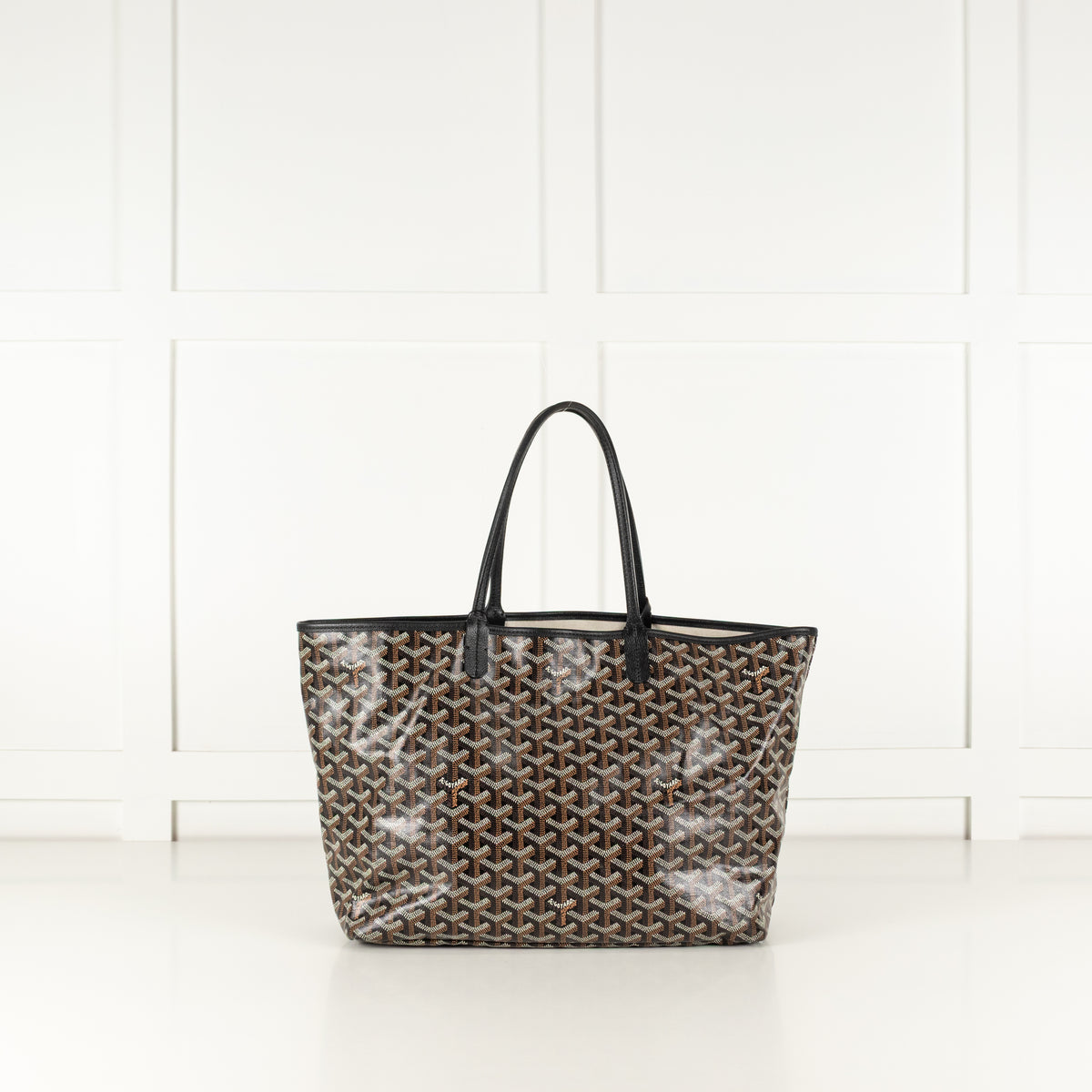 Goyard Black Saint Louis PM Tote Bag
