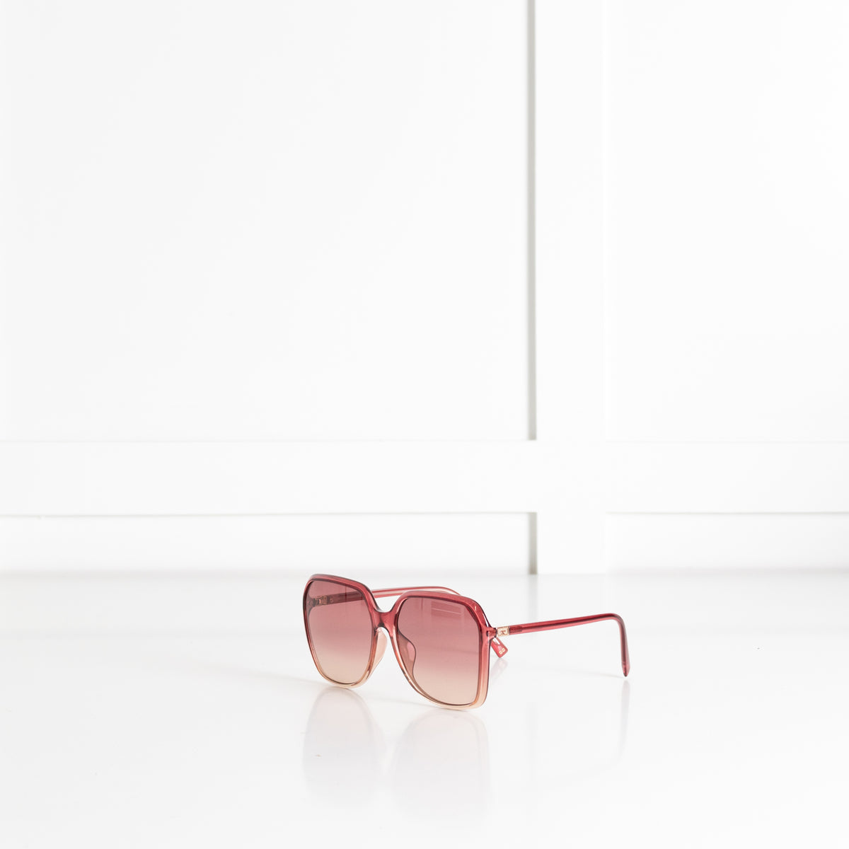Givenchy Red Frame Oversized Sunglasses