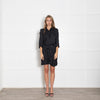 Zadig & Voltaire Black 3/4 Length Sleeve Mini Dress