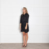 Zadig & Voltaire Black 3/4 Length Sleeve Mini Dress