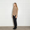 Weekend Max Mara Beige Chunky Wool Cardigan
